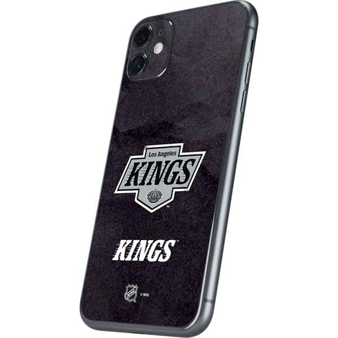 NHL Los Angeles Kings Distressed iPhone 11 Skin